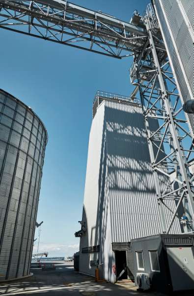 Huge “tumble drier” at Vordingborg Port, Vesthavnen 5, 4760 Vordingborg